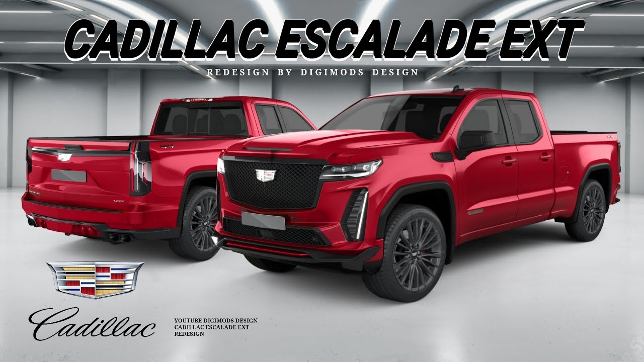 Imagined 682 HP Cadillac Escalade EXT V Reinvention Has A Penchant For 